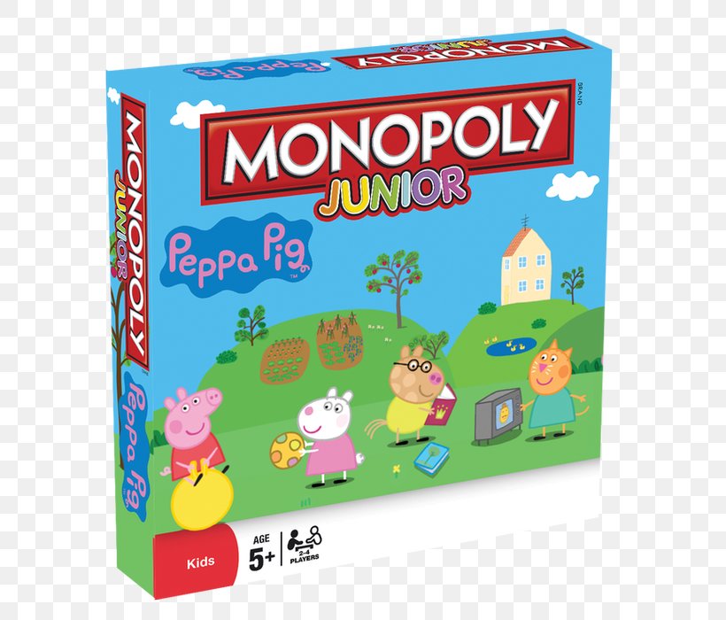 Hasbro Monopoly Junior Daddy Pig George Pig, PNG, 663x700px, Monopoly Junior, Board Game, Color Wonder, Daddy Pig, Dice Download Free