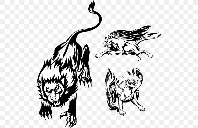 Lion Sticker Wall Decal Polyvinyl Chloride, PNG, 519x532px, Lion, Art, Big Cats, Bird, Black And White Download Free