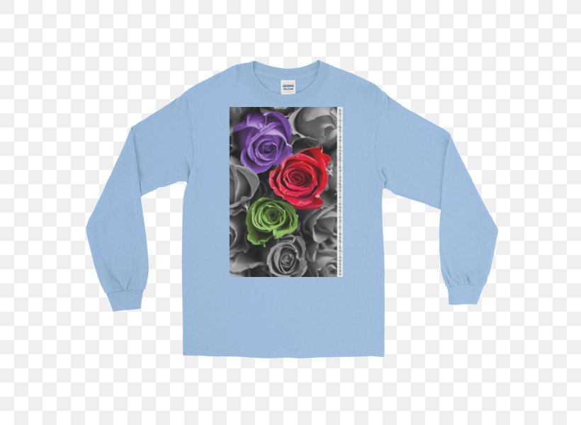 Long-sleeved T-shirt Hoodie, PNG, 600x600px, Tshirt, Clothing, Crop Top, Dress, Flower Download Free