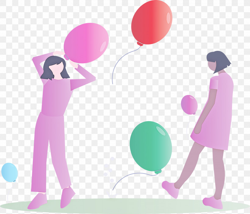 Party Partying Woman, PNG, 3000x2572px, Party, Balloon, Gesture, Magenta, Party Supply Download Free