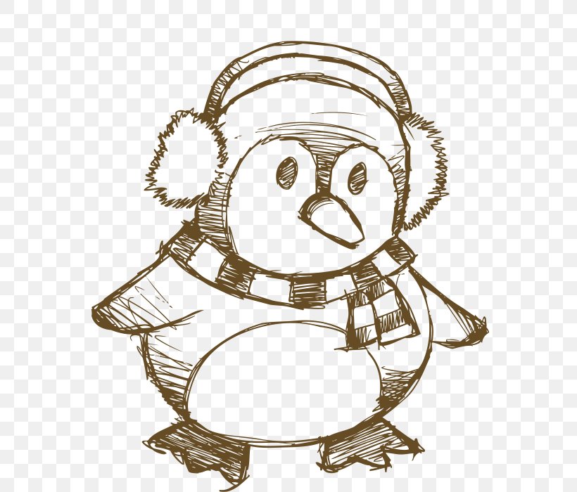 Penguin Reindeer Christmas Drawing, PNG, 700x700px, Penguin, Art, Cartoon, Christmas, Christmas Card Download Free