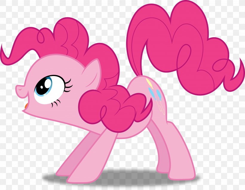 Pinkie Pie Twilight Sparkle Pony Applejack Rarity, PNG, 3858x3000px, Watercolor, Cartoon, Flower, Frame, Heart Download Free