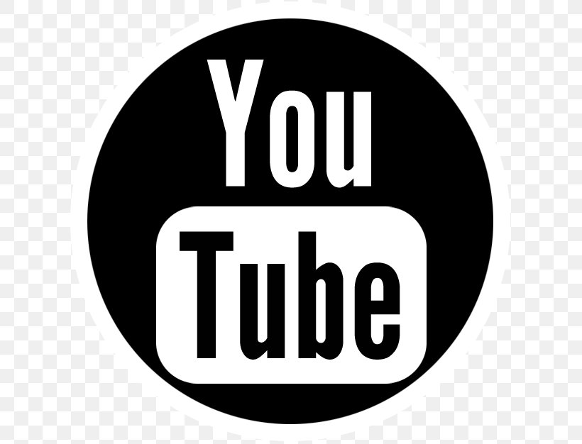 YouTube Logo Clip Art, PNG, 626x626px, Youtube, Area, Black And White, Brand, Logo Download Free