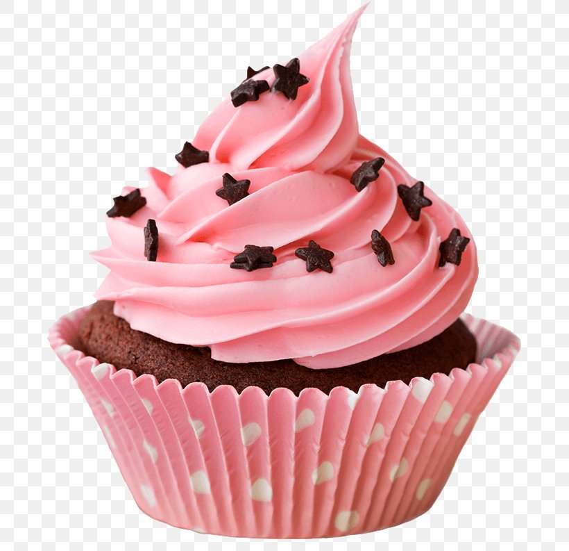 Cupcake Frosting & Icing Birthday Cake Petit Four Chocolate Cake, PNG, 685x793px, Cupcake, Baking, Baking Cup, Birthday Cake, Buttercream Download Free