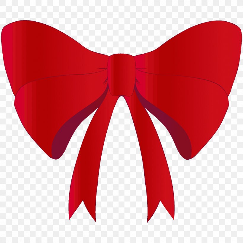 Red Ribbon Red Ribbon Clip Art Illustration, PNG, 1000x1000px, Ribbon, Bow Tie, Butterfly, Fashion Accessory, Knot Download Free