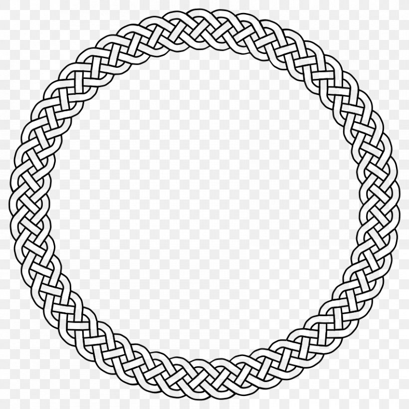 Celtic Knot Celts Circle Clip Art, PNG, 850x850px, Celtic Knot, Art, Black And White, Body Jewelry, Braid Download Free
