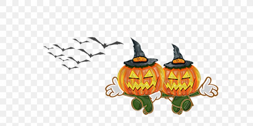 Pumpkin Funny Halloween Cucurbita Maxima Calabaza, PNG, 1000x500px, Pumpkin, Calabaza, Cartoon, Cucurbita, Cucurbita Maxima Download Free