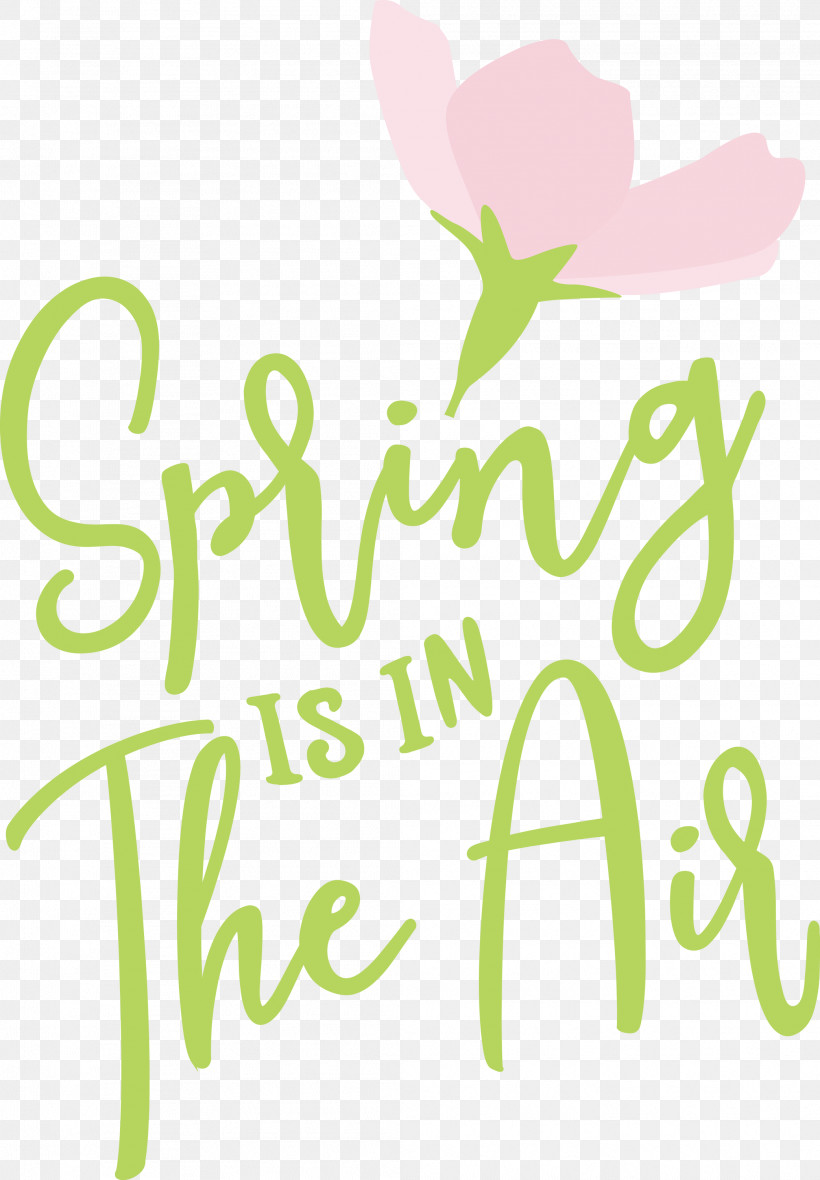 Spring Spring Is In The Air, PNG, 2084x3000px, Spring, Floral Design, Flower, Green, Happiness Download Free