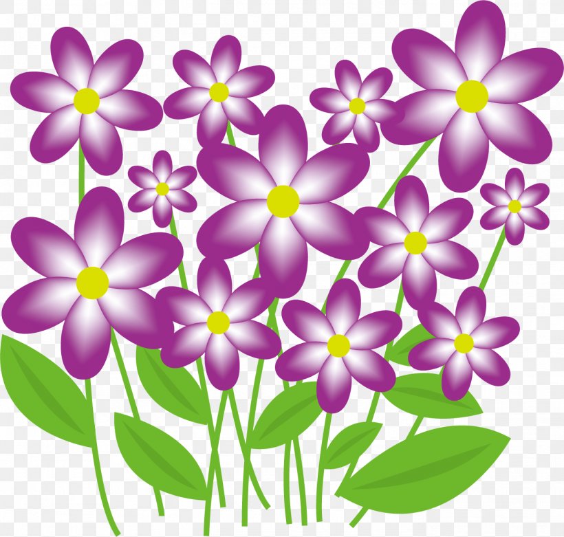 Summer Flowers Clip Art., PNG, 1372x1307px, Floral Design, Common Lilac