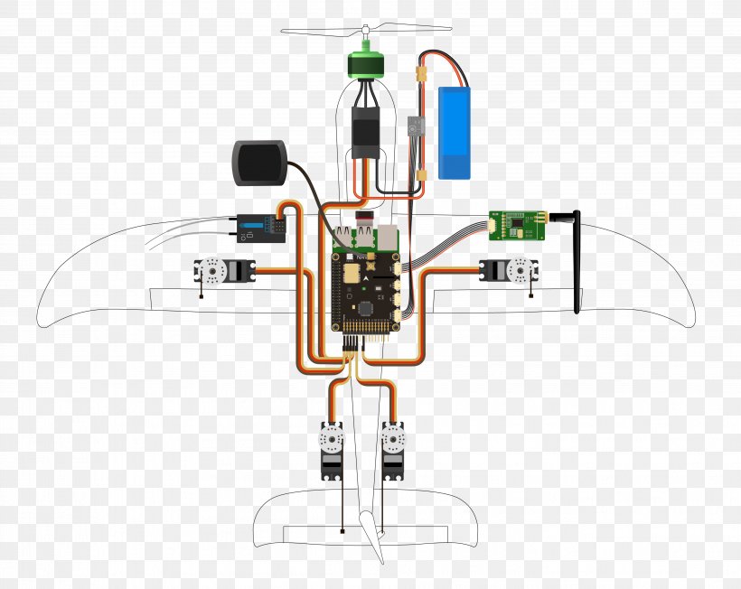 Airplane ArduPilot Wiring Diagram Raspberry Pi PX4 Autopilot, PNG