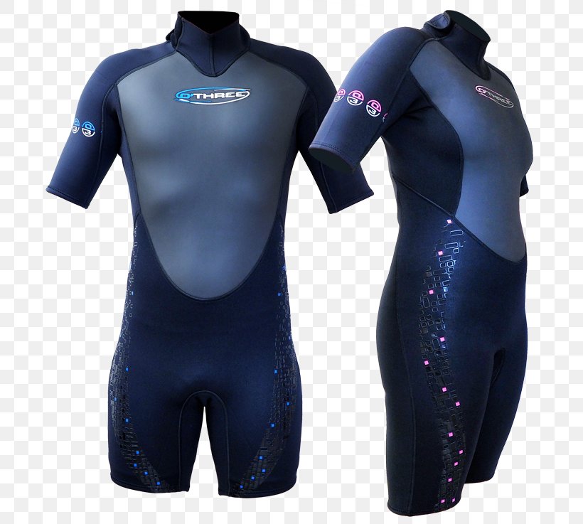 Wetsuit Dry Suit Scuba Diving Underwater Diving T-shirt, PNG, 700x737px, Wetsuit, Boyshorts, Diving Suit, Dry Suit, Electric Blue Download Free