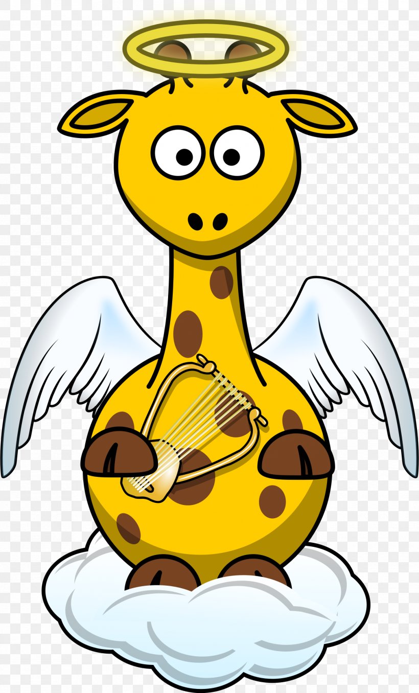 Giraffe Cartoon Clip Art, PNG, 1448x2395px, Giraffe, Animation, Art, Beak, Black And White Download Free