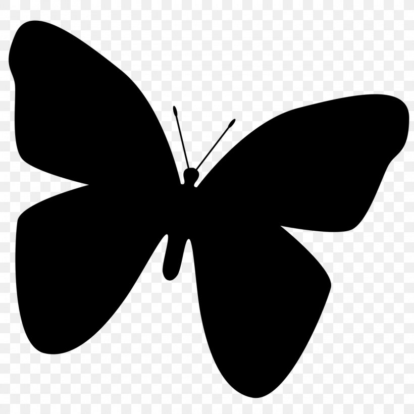 Butterfly Silhouette Clip Art, PNG, 1280x1280px, Butterfly, Arthropod, Black, Black And White, Brush Footed Butterfly Download Free