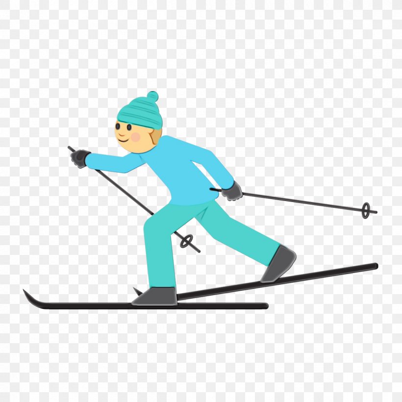 Skier Ski Skiing Ski Pole Ski Equipment, PNG, 1200x1200px, Watercolor, Crosscountry Skier, Crosscountry Skiing, Paint, Recreation Download Free