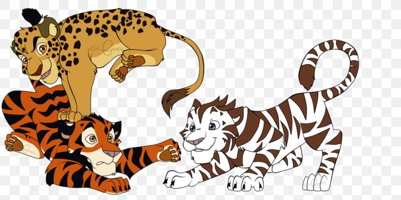 Cat Tiger Leopard Digital Art, PNG, 1024x513px, Cat, Animal Figure, Art, Artist, Big Cats Download Free