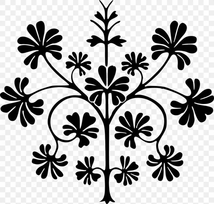 T-shirt Flower Floral Design Clip Art, PNG, 1280x1226px, Tshirt, Abstract Art, Black And White, Branch, Color Download Free