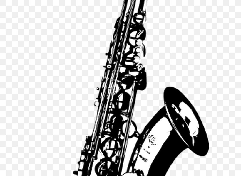 Baritone Saxophone Vector Graphics Illustration Alto Saxophone, PNG, 600x600px, Saxophone, Alto Saxophone, Baritone Saxophone, Bass Oboe, Blackandwhite Download Free