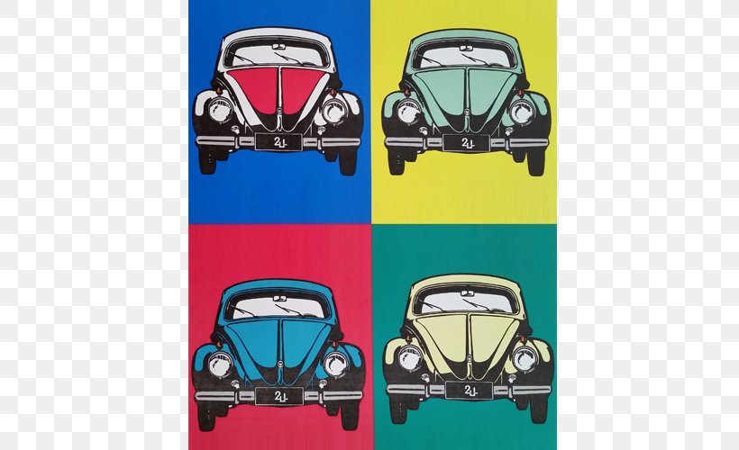 Car Volkswagen Beetle Poster Paper Coasters, PNG, 500x500px, Car, Automotive Design, Automotive Exterior, Brand, Bumper Download Free