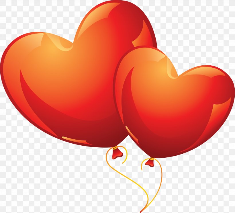 Heart Balloon Clip Art, PNG, 3582x3248px, Watercolor, Cartoon, Flower, Frame, Heart Download Free