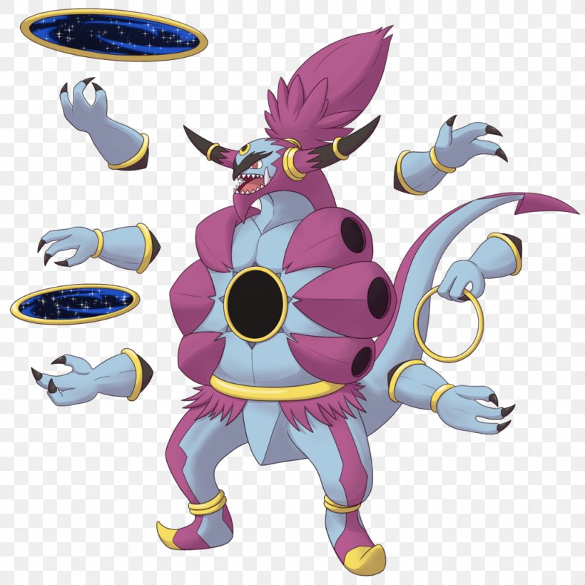 Pokémon X And Y Pokémon Sun And Moon Pokémon Omega Ruby And Alpha Sapphire Hoopa, PNG, 1024x1024px, Hoopa, Animal Figure, Eevee, Fictional Character, Ken Sugimori Download Free