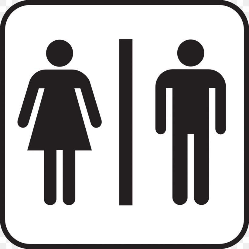 Unisex Public Toilet Bathroom, PNG, 1024x1024px, Public Toilet, Area, Bathroom, Black And White, Brand Download Free