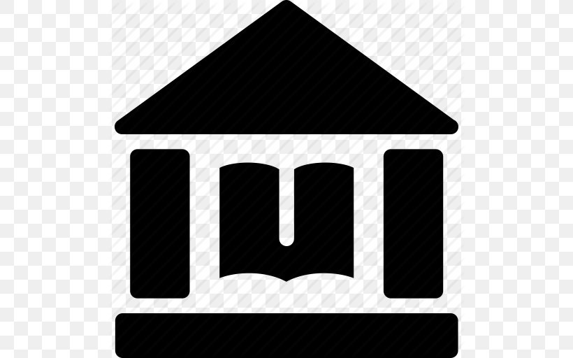 Building Library Clip Art, PNG, 512x512px, Building, Architectural Engineering, Architecture, Archive, Black And White Download Free