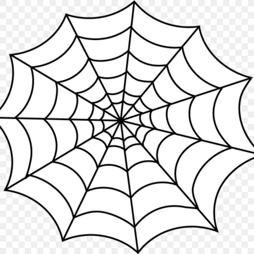 Clip Art Spider-Man Spider Web Image, PNG, 1024x1024px, Spider, Area, Black And White, Drawing, Leaf Download Free