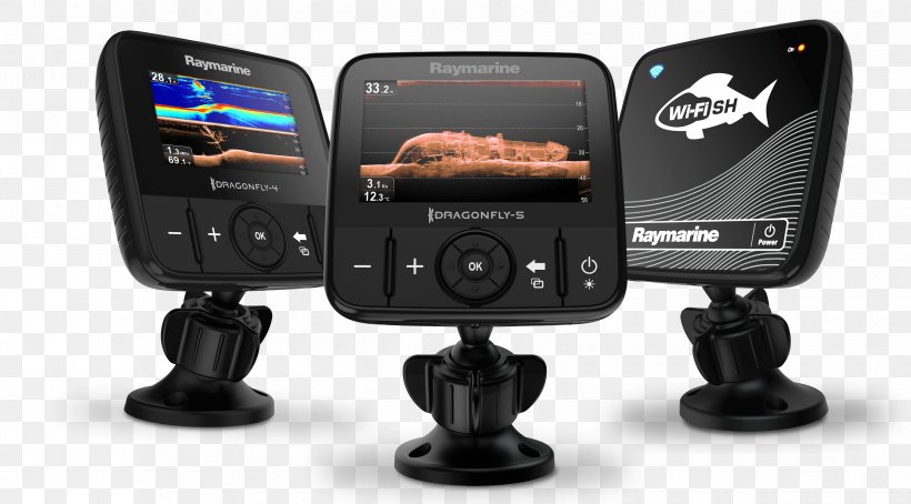 Display Device GPS Navigation Systems Raymarine Dragonfly PRO Raymarine Plc Chirp, PNG, 3300x1831px, Display Device, Camera Accessory, Chartplotter, Chirp, Electronics Download Free