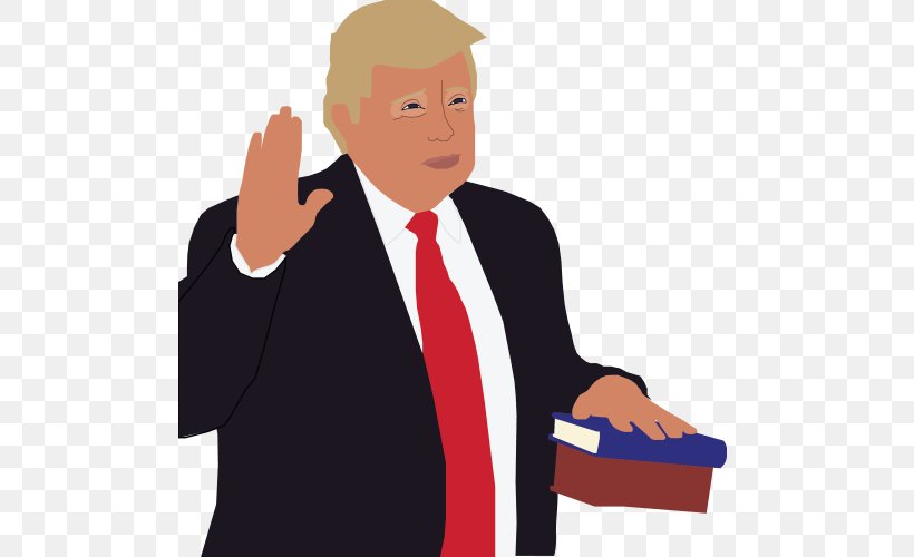 President Donald Trump Rubber Duck Clip Art Cartoon Illustration, PNG, 500x500px, Donald Trump, Business, Businessperson, Cartoon, Cnn Download Free