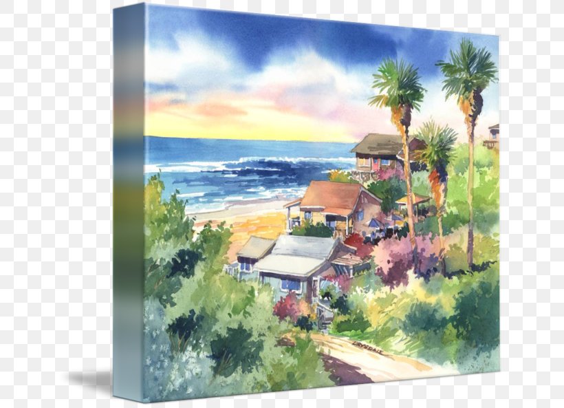 Watercolor Painting Gallery Wrap Canvas Art, PNG, 650x593px, Painting, Art, Artwork, Canvas, Gallery Wrap Download Free