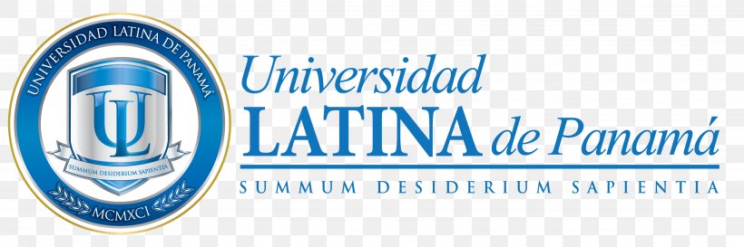 Latin University Of Panama Latin University Of Costa Rica Logo, PNG, 3196x1067px, Latin University Of Panama, Blue, Brand, Letterhead, Logo Download Free
