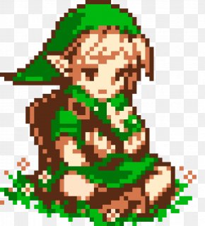 Link - Zelda - Stickers Muraux - Stickaz - Link Zelda Pixel Art Transparent  PNG - 350x450 - Free Download on NicePNG