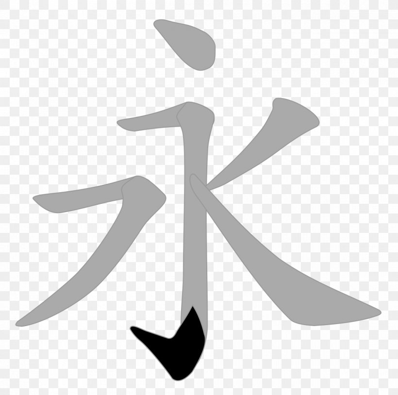 Simplified Chinese Characters Eight Principles Of Yong, PNG, 1200x1192px, Chinese Characters, Black And White, Character, Chinese, Chinese Calligraphy Tattoos Download Free