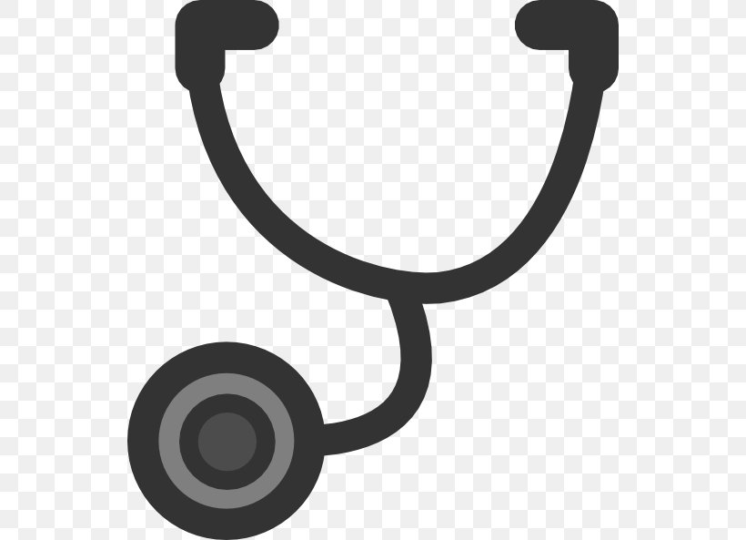 Stethoscope Free Content Clip Art, PNG, 540x593px, Stethoscope, Black And White, Blog, Cardiology, Free Content Download Free