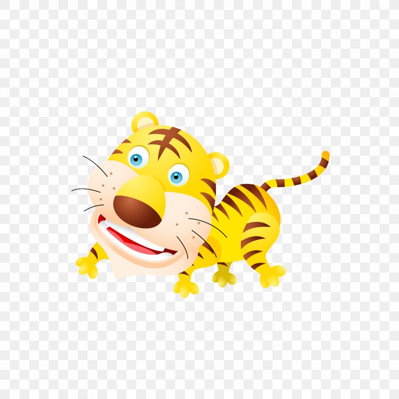 Tiger Cartoon, PNG, 2953x2953px, Tiger, Animal, Animation, Art, Big Cat Download Free