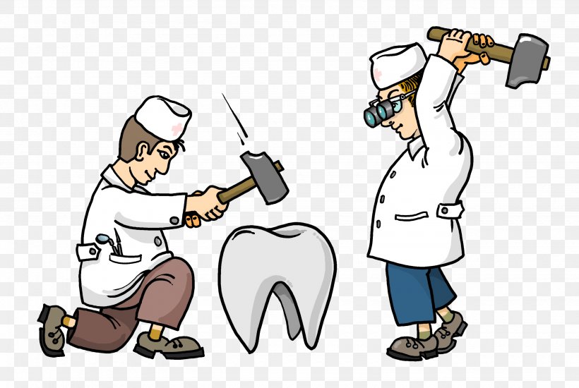 Tooth Cartoon, PNG, 2660x1787px, Dental Technician, Auto Part, Cartoon, Dental Calculus, Dental Laboratory Download Free