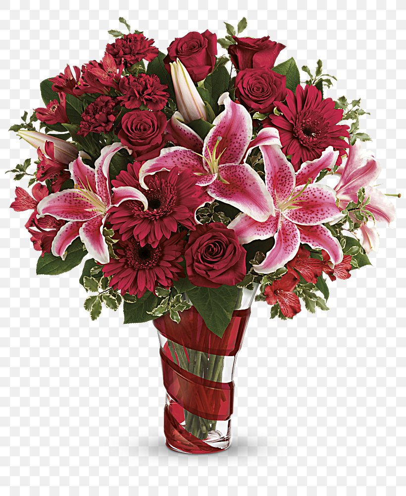 Teleflora Floristry Flower Bouquet Valentine's Day, PNG, 800x1000px, Teleflora, Alstroemeriaceae, Anniversary, Arrangement, Birthday Download Free