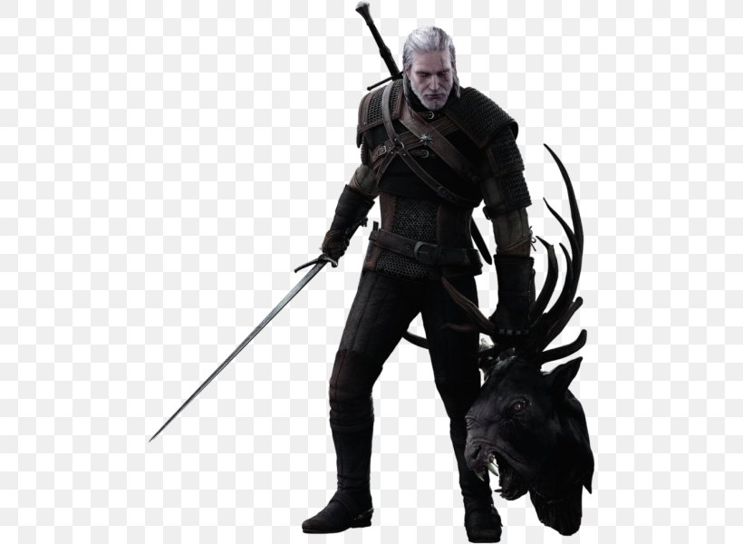 The Witcher 3: Wild Hunt Geralt Of Rivia The Witcher 2: Assassins Of Kings The Witcher 3: Hearts Of Stone, PNG, 494x600px, Witcher, Action Figure, Andrzej Sapkowski, Costume, Fictional Character Download Free