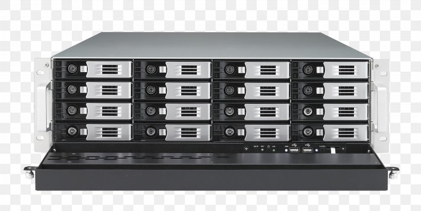 Thecus N16000PRO Network Storage Systems Computer Servers Hard Drives, PNG, 3272x1645px, Thecus, Computer Data Storage, Computer Servers, Data Recovery, Data Storage Download Free