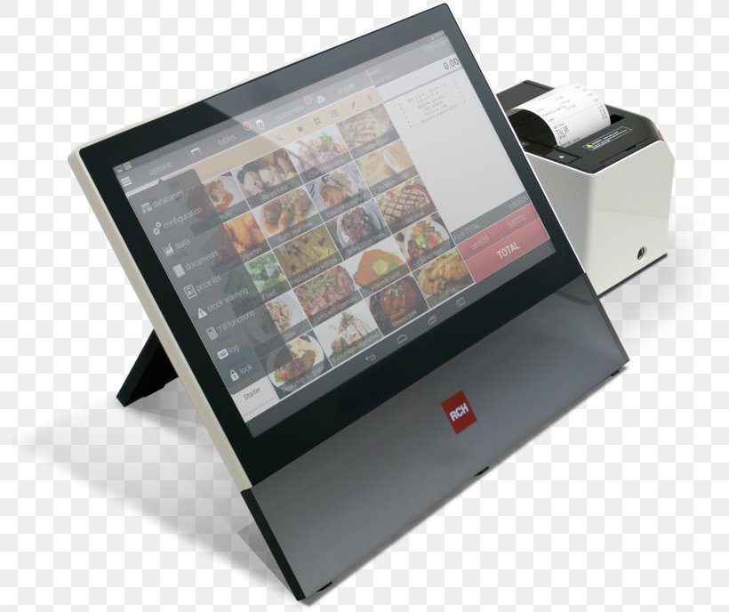 Electronic Ciuch S.n.c. Cash Register Touchscreen Point Of Sale Printer, PNG, 800x688px, Cash Register, Acts 15, Atos, Computer Monitors, Computer Software Download Free