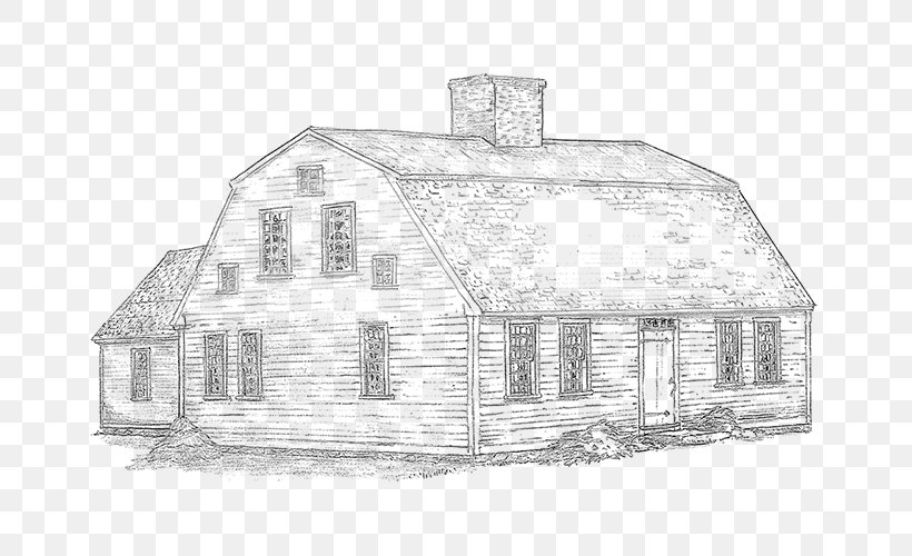 House Cottage Barn Log Cabin Sketch, PNG, 750x500px, House, Artwork, Barn, Black And White, Building Download Free