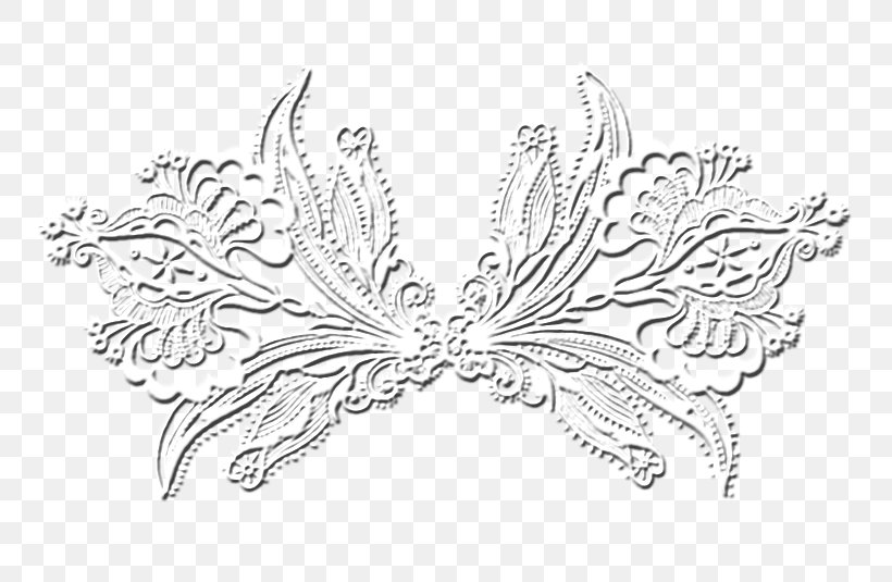 Line Art Visual Arts White Pattern, PNG, 750x535px, Line Art, Art, Black And White, Butterfly, Clothing Accessories Download Free