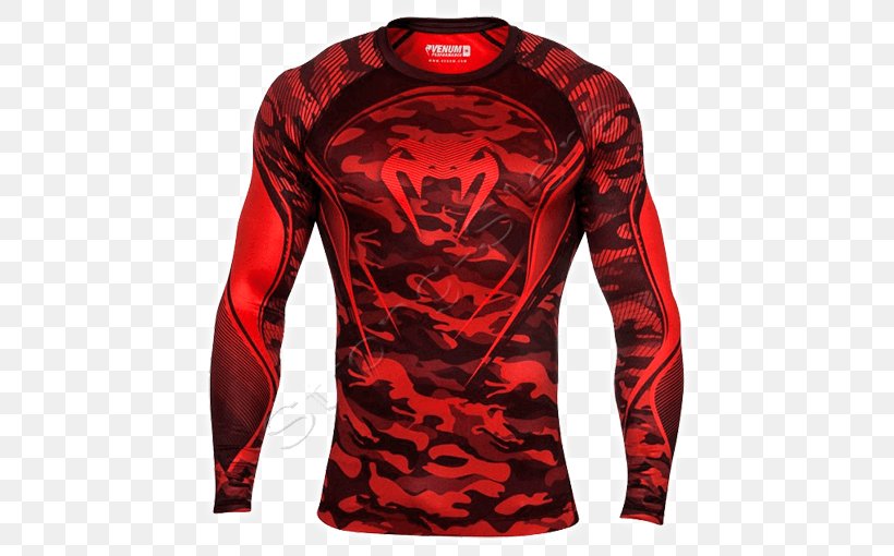 Long-sleeved T-shirt Rash Guard, PNG, 510x510px, Tshirt, Active Shirt, Brazilian Jiujitsu, Camouflage, Clothing Download Free