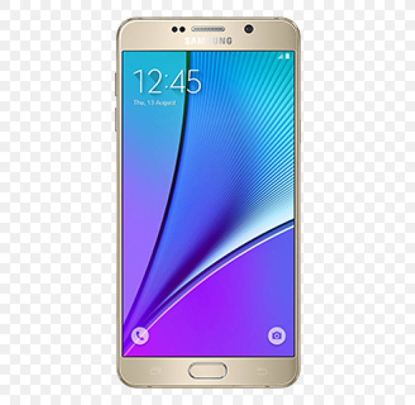 Samsung Galaxy Note 5 4G LTE Smartphone, PNG, 725x800px, Samsung Galaxy Note 5, Android, Communication Device, Electric Blue, Electronic Device Download Free