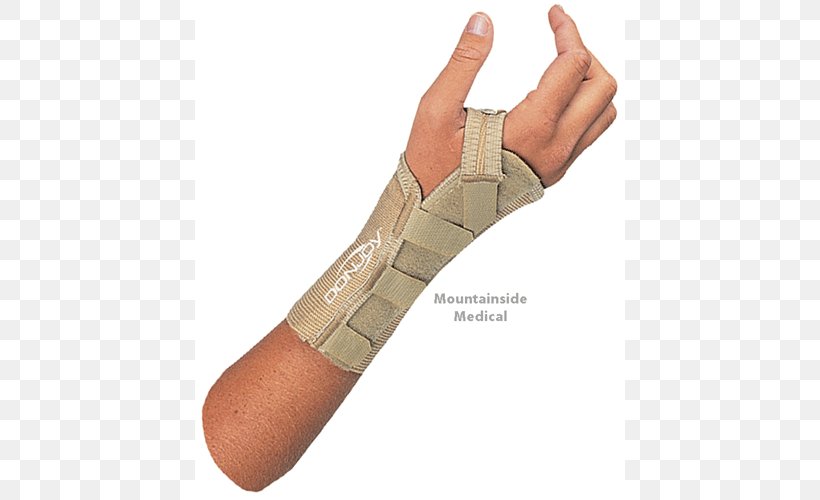 Thumb Splint Wrist Brace Carpal Tunnel Syndrome, PNG, 500x500px, Thumb, Arm, Carpal Bones, Carpal Tunnel Syndrome, Deroyal Download Free