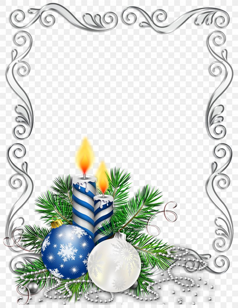 Christmas Ornament Candle Picture Frames Clip Art, PNG, 3800x4916px, Christmas, Birthday, Branch, Candle, Christmas Candle Download Free
