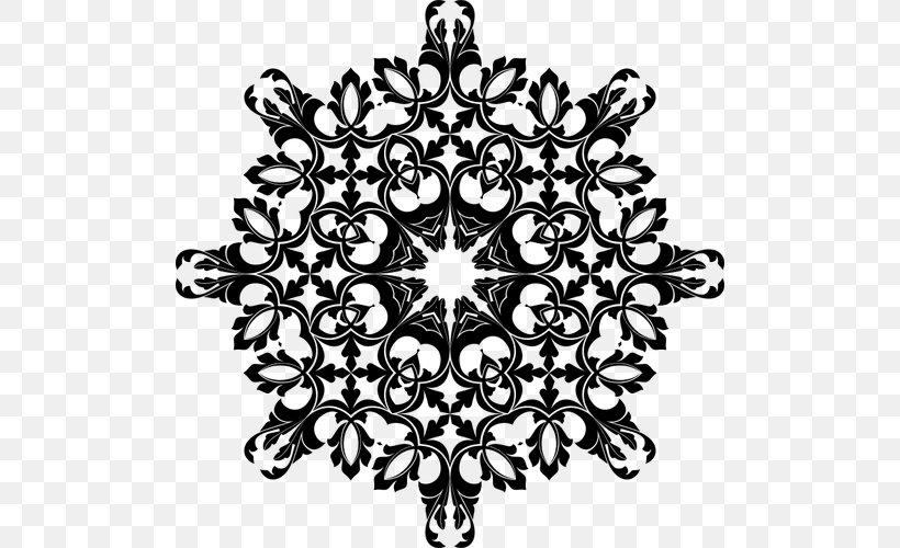 Coloring Book Mandala, PNG, 500x500px, Coloring Book, Art, Black, Black And White, Book Download Free