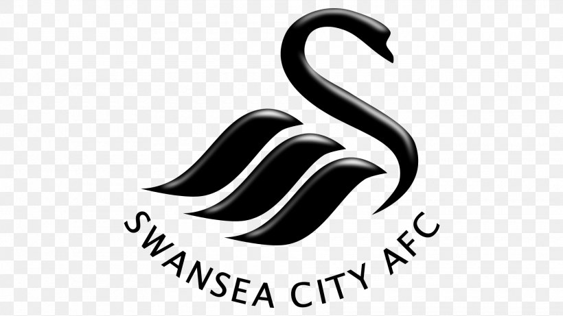 Swansea City A.F.C. Logo Brand Emblem, PNG, 1920x1080px, Swansea City Afc, Black And White, Brand, Emblem, Logo Download Free