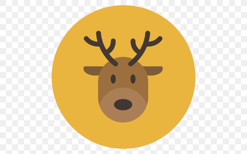 Vertebrate Deer Yellow Snout, PNG, 512x512px, Reindeer, Almost Christmas, Antler, Christmas, Christmas Cookie Download Free