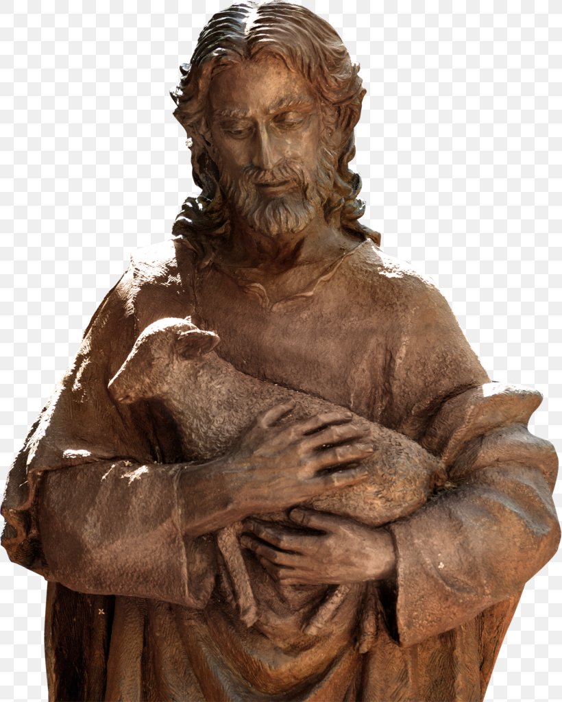 Jesus Good Shepherd God, PNG, 819x1024px, Jesus, Belief In God, Bronze Sculpture, Carving, Christian Cross Download Free